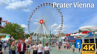 Vienna Prater 2024  Summer in Vienna 4K UHD [upl. by Hashum]