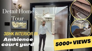 Ambiance courtyard 3BHK interior  best interior designer in Hyderabad  luxury interior [upl. by Warfield352]