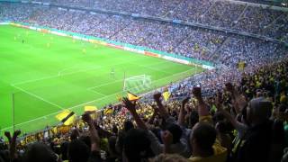 1860 München und BVB Fans singen gemeinsam quotScheiß FC Bayernquot  BVB TSV 1860 München DFB Pokal [upl. by Bannon]