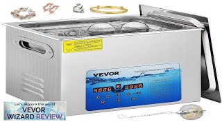 VEVOR Ultrasonic Cleaner 36KHz40KHz Adjustable Frequency 10L 110V Ultrasonic Cleaning Review [upl. by Feltie]