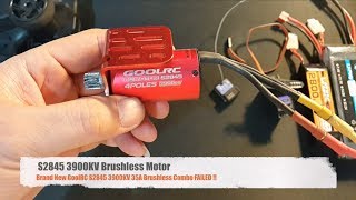 Bad Motor or Bad ESC on Brand New GoolRC Brushless Combo [upl. by Rodney]