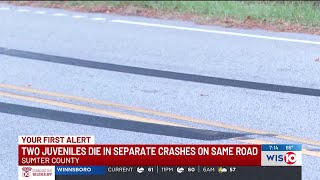 2 boys killed 2 injured in crashes on Sumter County road [upl. by Daitzman731]