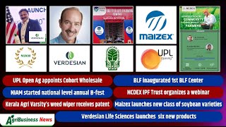 UPL  Verdesian Life Sciences  NIAM  NCDEX  Maizex  BLF  Agri Business News [upl. by Amorette238]