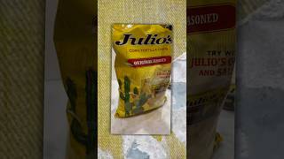 Delicious Julio’s corn tortillas chips ❤️ information snacks tortillachips [upl. by Ahseetal442]