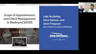 Webinar Scope of Appointments and Client Management in MedicareCENTER [upl. by Appilihp]