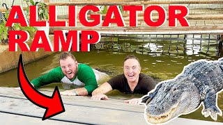 Installing A New Ramp For My Alligators  PLUS Alligator Update [upl. by Marco]