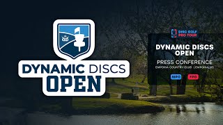 Press Conference  Dynamic Discs Open [upl. by Notgnihsaw]