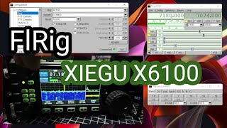 XIEGU X6100 RIG CONTROL with FLRIG [upl. by Kidder]