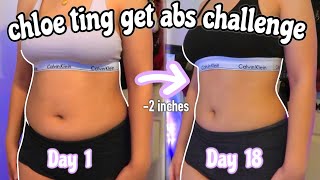 I tried Chloe Ting’s 2022 GET ABS challenge  I’m extremely unfit [upl. by Iknarf]