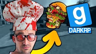 VENDRE DE LA VIANDE DE CADAVRE AU RESTAURANT  GMOD DarkRP [upl. by Yalahs]