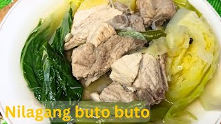 Paano magluto ng nilagang buto buto ng baboy  Simple and easy pork nilaga  Nilagang baboy recipes [upl. by Eelessej]