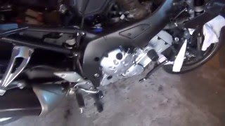 Замена свечей и антифриза на Yamaha FZ1 2008 [upl. by Paterson]