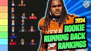 2024 Rookie RB Tiers amp Rankings TOP 10  Dynasty Fantasy Football [upl. by Kreager]