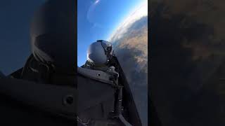 Thrilling F16 Cockpit View HighSpeed Aerial Adventure [upl. by Melonie287]