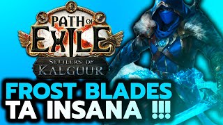 Frost Blades of Katabasis  CONGELA TUDO  Path of Exile Kalguur 325 SHOWCASE DA BUILD [upl. by Marpet37]