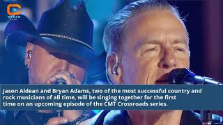 Jason Aldean Bryan Adams Singing Heaven Cmt Crossroads [upl. by Akemihs]