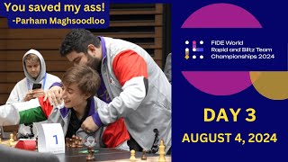 FIDE World Rapid amp Blitz Team Chess Championships 2024  DAY 3 [upl. by Trebron]