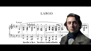 Chopin Largo in Eflat major Boże coś Polskę op posth  Pleyel 1909 [upl. by Nerac]