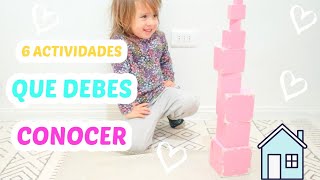 🌟Actividades para niños de 2 años MONTESSORI I ACTIVIDADES para el desarrollo de la MOTRICIDAD fina [upl. by Ytram]