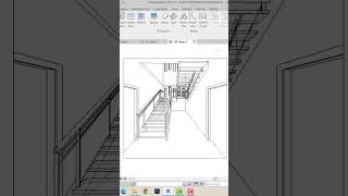 How to make dog legged staircase in Revit autocadarchitecture autodesk tipsandtricks shortcuts [upl. by Safire]