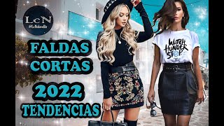 FALDAS DE MODA 2022 CORTAS [upl. by Yancey]