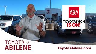 Toyotathon is ON at Toyota of Abilene [upl. by Sharline]