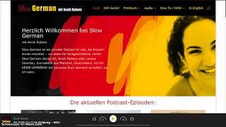 How to Slow German  thats how the site works [upl. by Demetre]