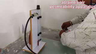 FINENESS TEST OF CEMENT BY BLAINE’S AIR PERMEABILITY METHOD IS4031PART2 test permeability [upl. by Amikat719]