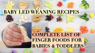 HOW TO CUT FOOD FOR BABY LED WEANING  FINGER FOOD RECIPES FOR BABYTODDLER  FINGER FOOD IDEAS BLW [upl. by Merlin]