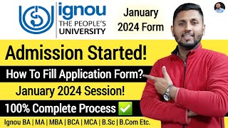 IGNOU Admission January 2024 Started  Ignou Admission 2024 January Session  IGNOU Admission 2024 [upl. by Bruns]