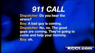 Police Iowa 4yearolds 911 call saves moms life [upl. by Frum]