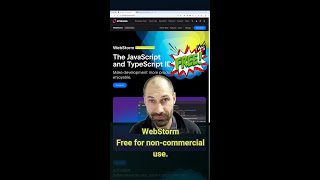 WebStorm is free for noncommercial use [upl. by Whitehurst177]