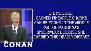 Alex Trebek Has Gone Insane Vol 5  CONAN on TBS [upl. by Sarah310]