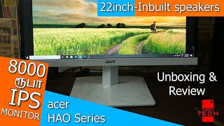 22 INCH ACER IPS MONITOR REVIEWTAMILDELLஐ விட சிறந்ததா [upl. by Oicnevuj865]