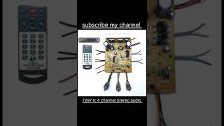 7297 ic 4 channel Stereo Audio Amplifire PCB board connection  vmstrestoretion [upl. by Gaspar]