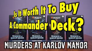 Is It Worth it To Buy A Markov Manor Commander Deck  Magic The Gathering Product Review [upl. by Harris218]