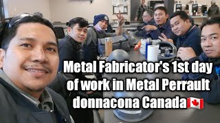 first day of our work here in Donnacona quebec CanadaMetal Perreault🇨🇦🇨🇦🇨🇦👈Please SUBSCRIBEty [upl. by Halak]