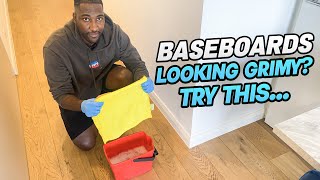 How To Clean Baseboards The Easy Way [upl. by Ellynad537]