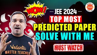 JEE 2024 Most Predicted Question Paper  Detailed Solutions  Mathematics  Kiran Sir [upl. by Ecnerewal619]