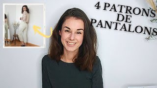 4 PATRONS DE PANTALONS TESTÉS ET APPROUVÉS [upl. by Holds]