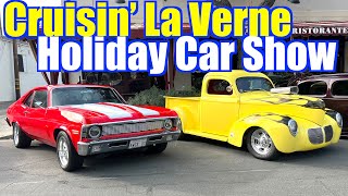 Cruisin La Verne Holiday Car Show 2024 In Old Town [upl. by Josias]