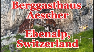 Spectacular Berggasthaus Aescher hike Ebenalp Switzerland [upl. by Ajed785]