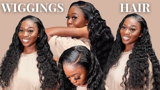 SUMMER MUST HAVE  Pre Everything HD Lace Loose Deep Wave Wig  Requires Minimal Work  Wiggins Hair [upl. by Aynam]