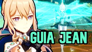 GUIA ACTUALIZADA de JEAN 🔥 Mejores BUILDS EQUIPOS y el SUNFIRE  Genshin Impact [upl. by Anastice]