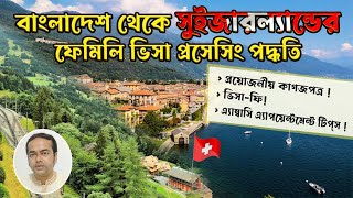 How to apply for Switzerland Family Visa from Bangladesh AZ Switzerland Embassy Dhaka Europe Visa [upl. by Gilbart]