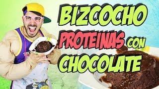 Bizcocho de proteínas sabor chocolate  Recetas Fitness [upl. by Erdnuaed]