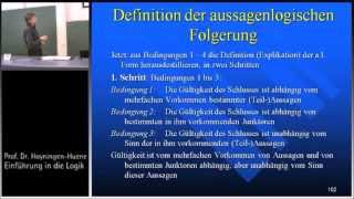 Aussagenlogik 5b Logische Folgerung  Definition [upl. by Mira]