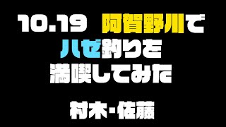 23 10 19 阿賀野川でハゼ釣りを満喫してみた [upl. by Enahsal]