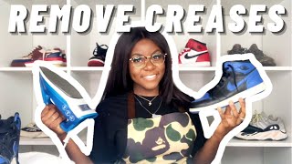 How To Remove Creases From Jordan 1s  Really Bad Creases Restored [upl. by Annayoj]