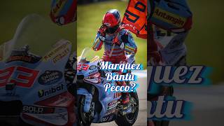 Marc Marquez Bantu Pecco shortvideo [upl. by Victorine532]